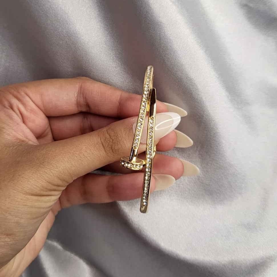 Luxe Nail Cuff - Gold Ion Plated