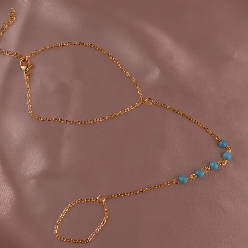 The Zaria Azure Hand Chain